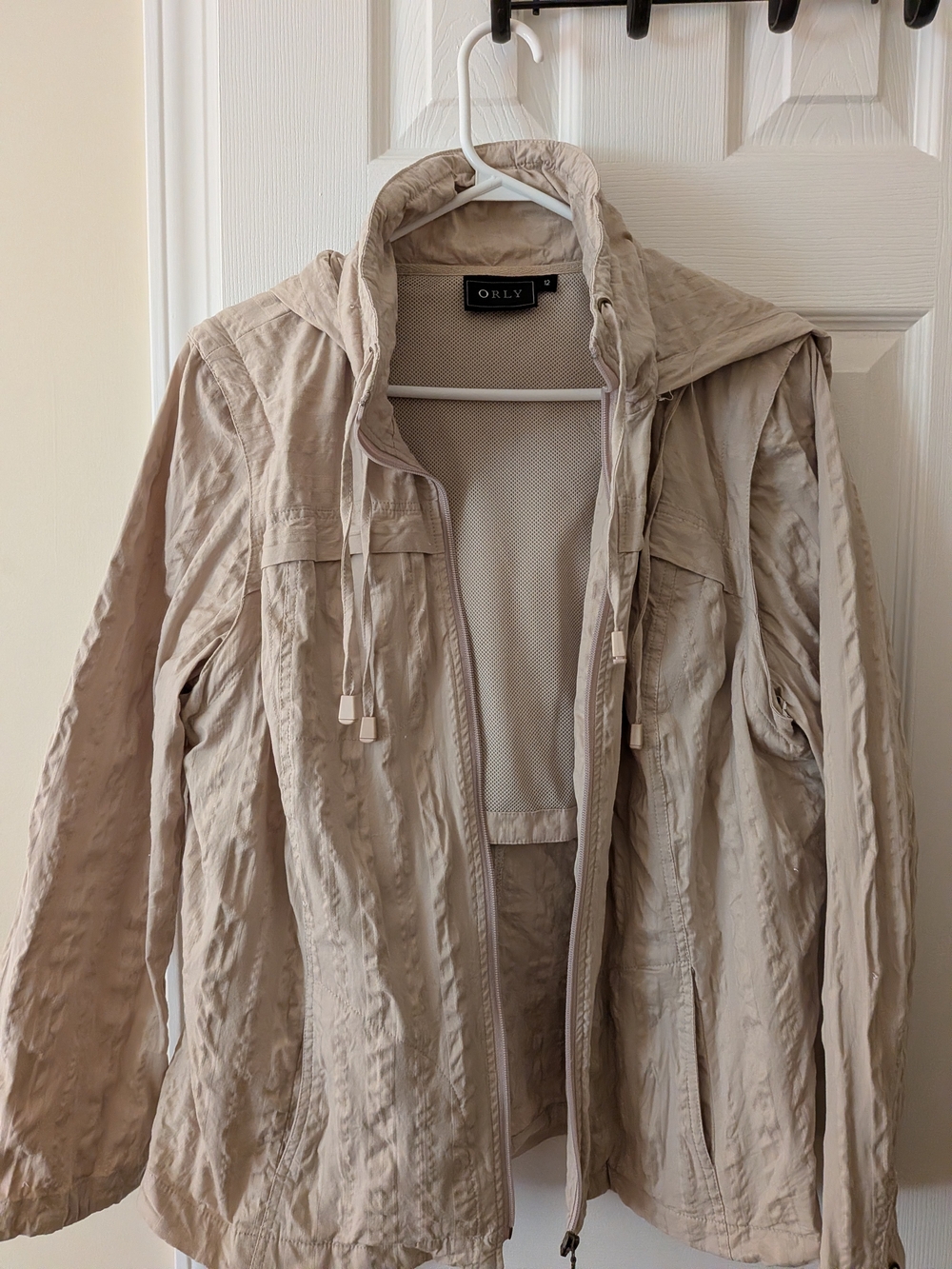ORLY Women’s Lightweight Beige Anorak Jacket